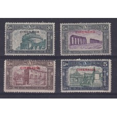 COLONIAS ITALIANAS CIRENAICA 1930 Yv 67/70 SERIE COMPLETA NUEVA CON GOMA DE GRAN CALIDAD 150 EUROS